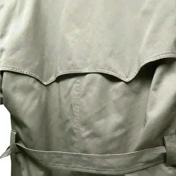 London Fog Vtg Clipper Mist All Weather Trench Coat Removable Fur Lined 40R - Picture 5 of 10